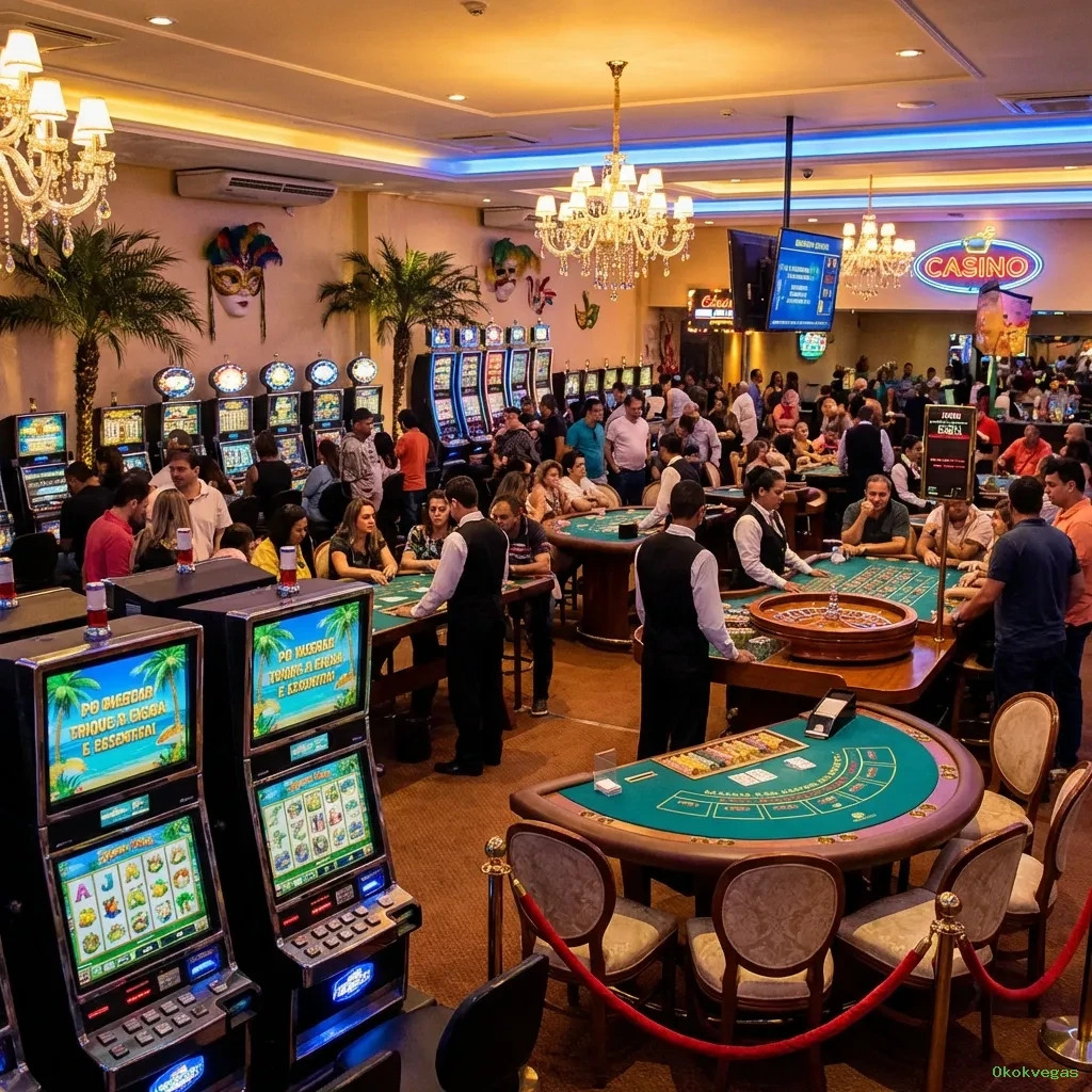 Imagem promocional da Okokvegas mostrando a plataforma e suas vantagens